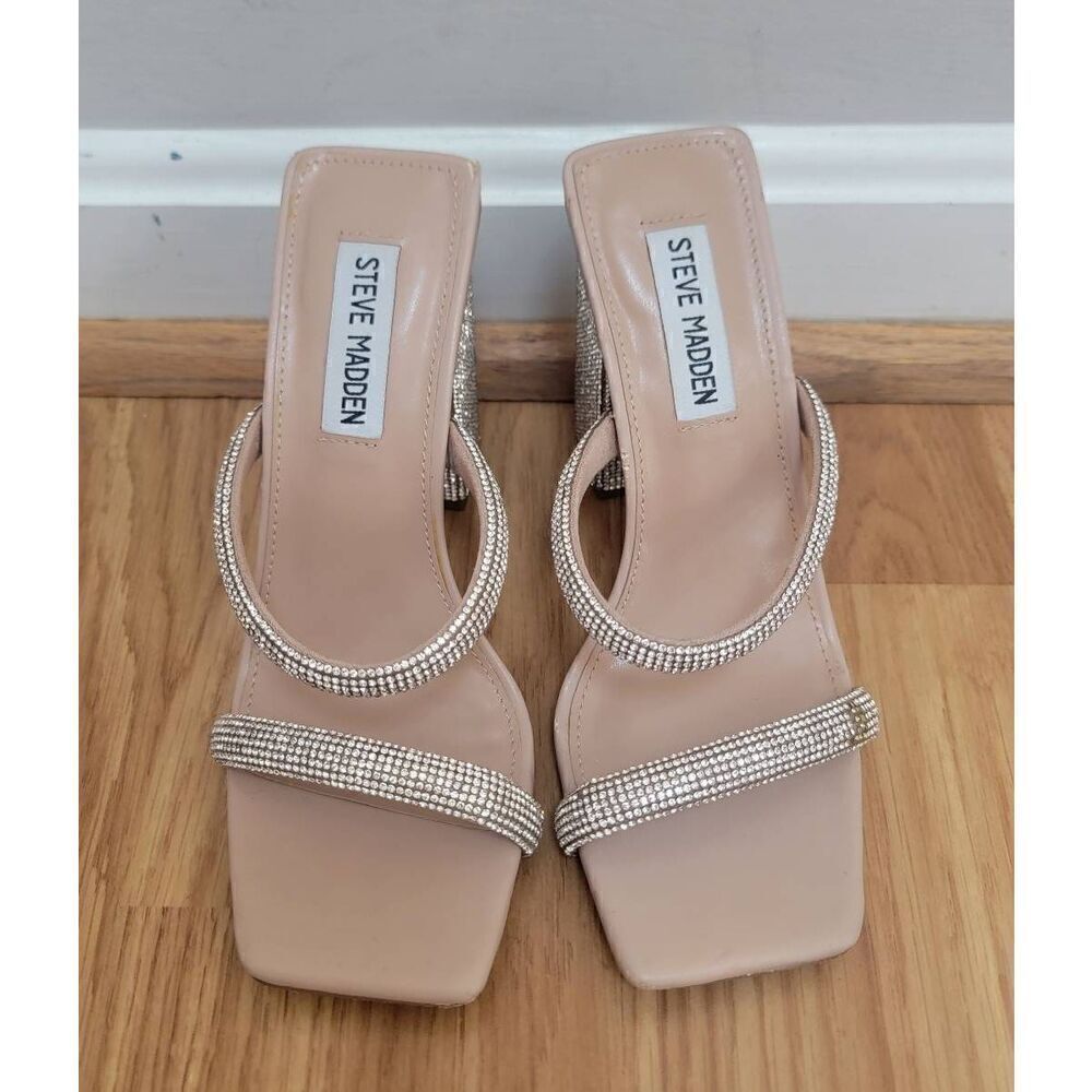 Steve Madden Rhinestone Heels 6.5